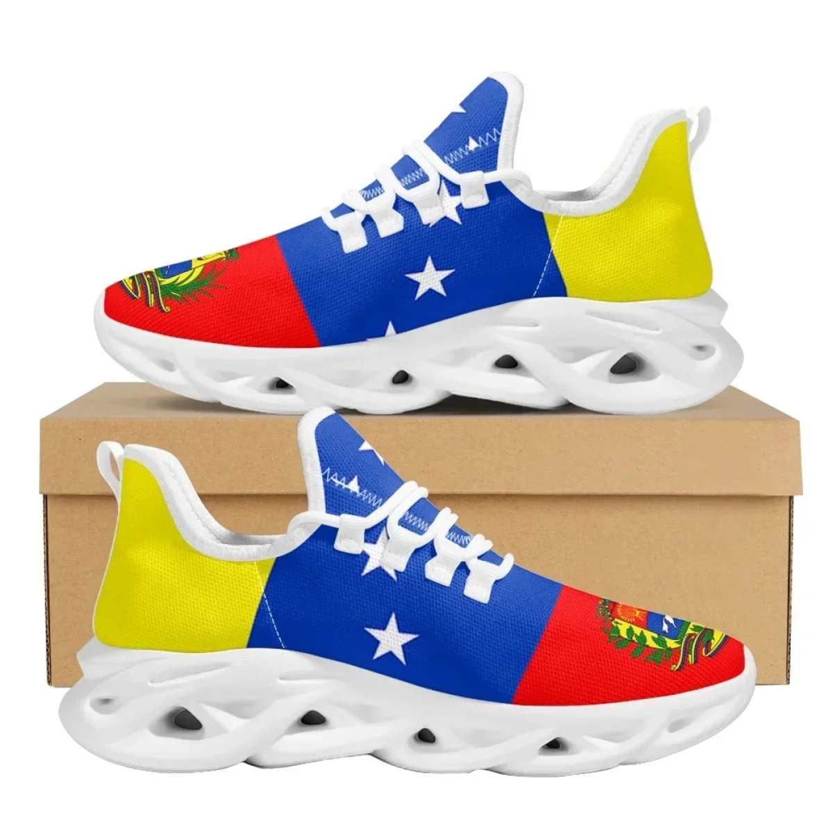 Running Gear Woman - Venezuela-Flaggen-Sneaker für Damen und Herren 2023,