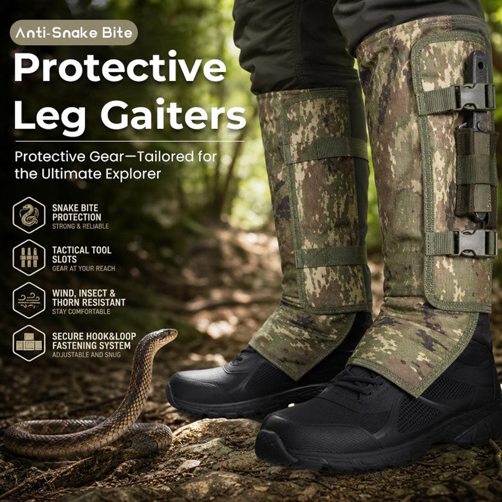 Trail Running Gaiter - Snake Gaiters, 1 Paar, leichte, verstellbare,