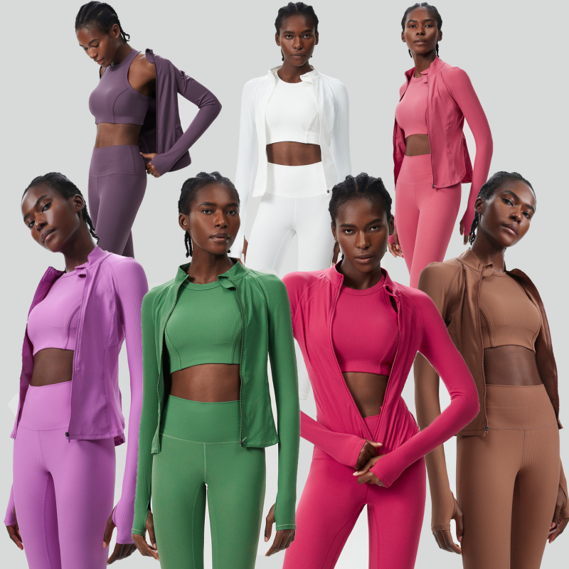 Running Gear Woman - 3-teiliges Set Schönheit zurück hohe Taille