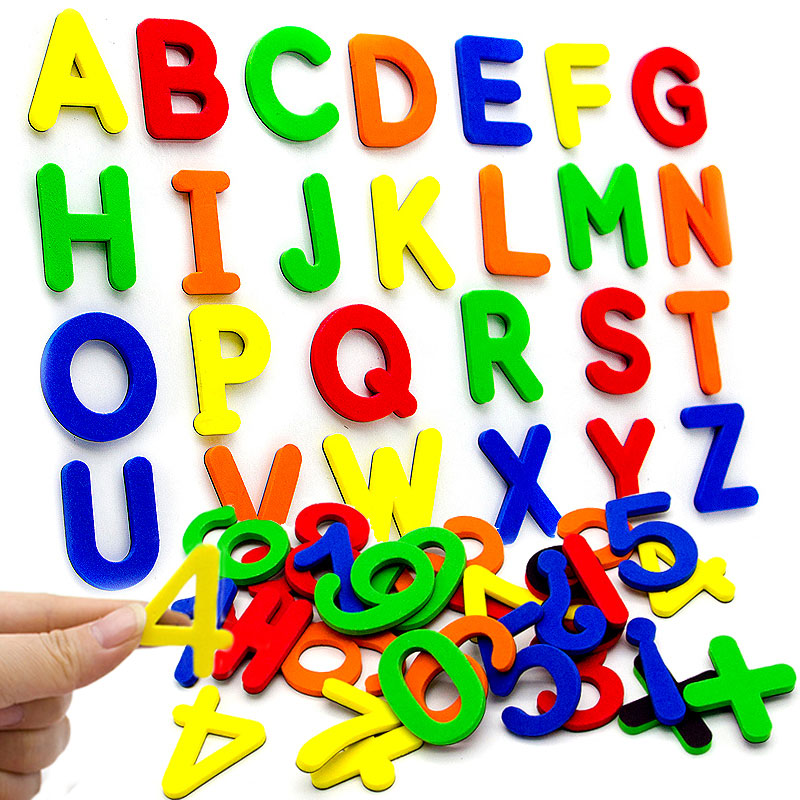 Blister Plaster Sport - Magnetische Alphabet-Buchstaben, EVA-Schaum, Kühlschrankaufkleber, Kleinkinder, Kinder,