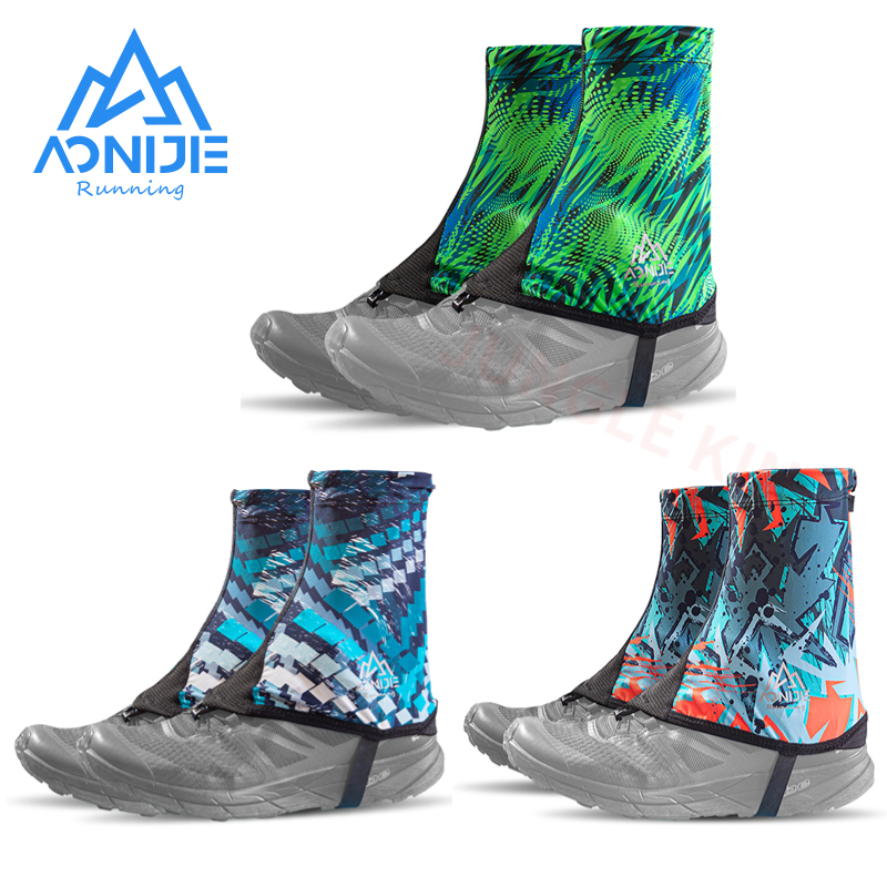 Trail Running Gaiter - AONIJIE-Unisex Sanddichter Sanddichter Schuhüberzug mit Kordelzug,