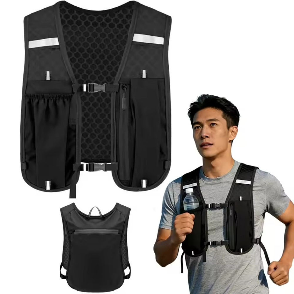 Running Gear Autumn - Hydrations-Rucksackweste für Läufer, Männer und Frauen,