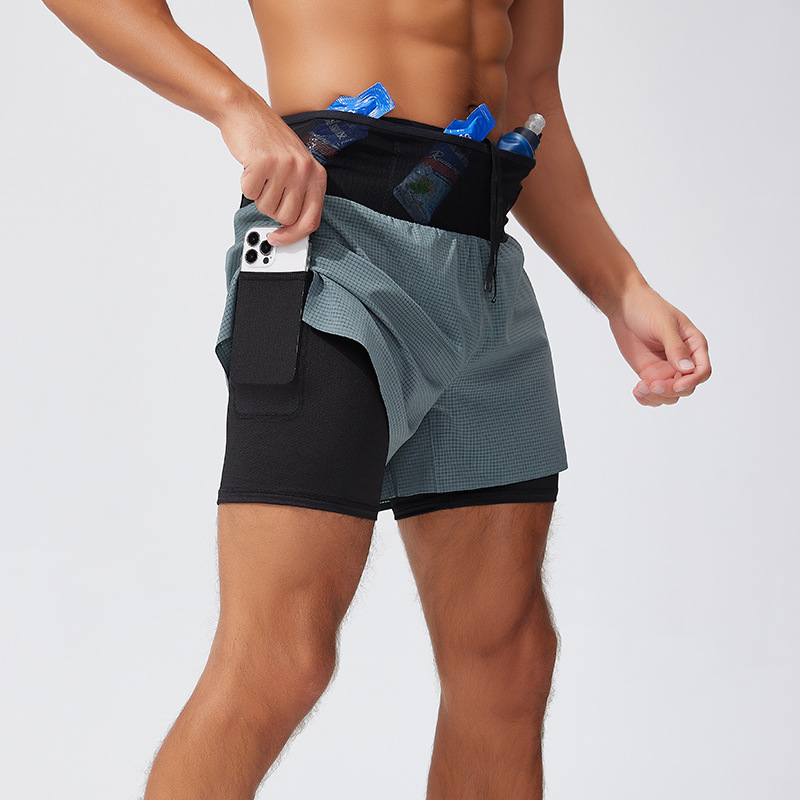 Herren 2-in-1 Sportshorts mit  – Trail Running Gaiter Bewertung und Preis